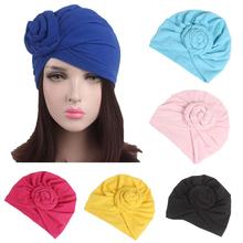 Nova moda feminina hijabs chapéu indiano turbante cabeça capa gorro senhoras acessórios para o cabelo muçulmano cachecol boné perda de cabelo headwear 2024 - compre barato