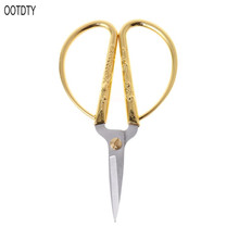 OOTDTY New Gold Dragon Phoenix Bonsai Scissors Wedding Shears Home Office Cutting Tool 2024 - buy cheap