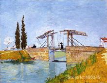 The Langlois Bridge by Vincent Van Gogh Oil painting reproduction home decor Hand painted High quality 2023 - buy cheap
