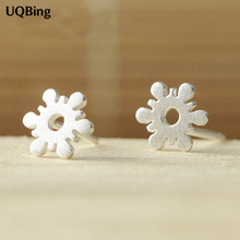 925 Sterling Silver Jewelry Sunflower Stud Earrings For Women Jewelry 2024 - buy cheap