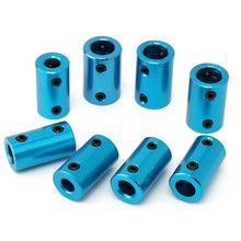1pcs Aluminum Alloy Coupling Bore 3D Print Part Blue Flexible Shaft Coupler Screw Part Stepper Motor Flexible Coupling 2024 - buy cheap