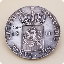 1816 Голландский 1 Dukaat имитация монеты бесплатная доставка 2024 - купить недорого