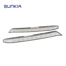 SUNKIA 2Pcs/Set LED Daytime Running Light For KIA K3 DRL With Turning Signal Lights 2012 2013 2014 2015 Free Shipping 2024 - buy cheap