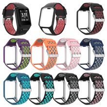 Two-tone Silicone Replacement Wrist Band Watch Strap For TomTom Runner 2 3 Spark 3 GPS Watch Fitness Tracker-# 2024 - buy cheap