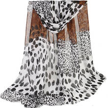 Fashion Women Scarf Luxury Brand Leopard Hijab Silk Satin Shawl Scarfs Foulard Head Scarves Wraps 2018 NEW 50x155 2024 - buy cheap