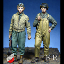 1/35 U. S. Tank Crew E. T. O. Set, Resin Model Soldier GK, Subject of World War II, Unassembled and unpainted kit 2024 - buy cheap