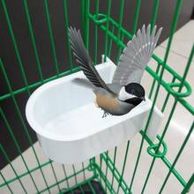 Bird Feeder Water Food Cage Plastic Feeding Bowl Mini Parrot Drinking Food/Water Supplies 2024 - buy cheap