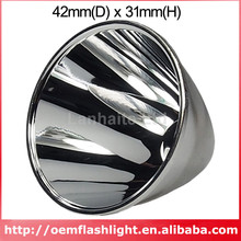 42mm(D) x 31mm(H) SMO Aluminum Reflector for C8 Flashlight 2024 - buy cheap