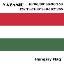 YAZANIE 60*90cm/90*150cm/120*180cm/160*240cm Hungary Natioanl Flag Custom Hand Printed European Beach Flag Fly Sports Banner 2024 - buy cheap