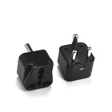 South Africa 3 Round Plug Adapter Converter Universal US EU AU UK To India Travel Power Adapter AC Electrical Socket Outlet 2024 - buy cheap