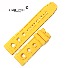 CARLYWET-pulsera de silicona de repuesto para reloj, correa de silicona impermeable de alta calidad para Superocean, 22 y 24mm, venta al por mayor 2024 - compra barato