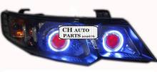 FREE SHIPPING, KIA FORTE ANGEL EYE HEADLIGHT ASSEMBLY, WITH DEMON EYE AND BI-XENON PROJECTOR 2024 - buy cheap