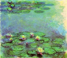 100% handmade landscape oil painting reproduction on linen canvas,water-lilies-1917-6 by claude monet,Free DHL Shipping 2024 - купить недорого