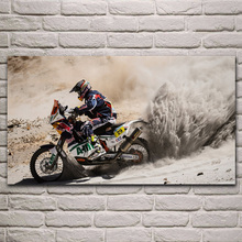 Arte de decoração para motocross, arte para rally esportiva de bicicleta com pôster na parede para decoração de casa e sala de estar para quarto kj340 2024 - compre barato