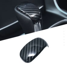 Black Carbon Fiber Look Finer Cover For 10th Honda Accord Car Gear Shift Knob Automatic Transmission Touch Panel Accessories 2024 - buy cheap