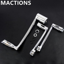 Motorcycle Chrome Brake Arm Lever Heel Toe Shift Lever For Harley Softail Fatboy FLSTF 2000-2013 2014 2015 2016 Shifter Peg 2024 - buy cheap
