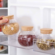 Cork Glass Sealed Jar Bottles Kitchen Glass Bottle Transparent Glass Jar Candy Jar Tea Can Bottle 2024 - buy cheap