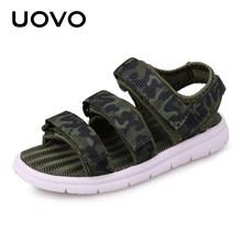 UOVO New Footwear Boys And Girls Slides Children Summer Beach Sandals For Little Kids Shoes Size Eur #25-37 2024 - buy cheap