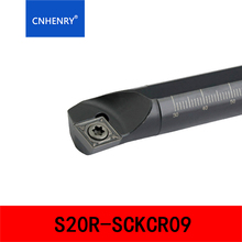 S16Q-SCKCR09-Herramienta de torneado CNC de 75 grados, cortador de torno, barra de perforación, soporte interno para DCMT11T304, S20R-SCKCR09 2024 - compra barato