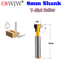 1 peça 8mm haste alta qualidade broca de corte em t para parafuso sextavado de 1/4" 2024 - compre barato