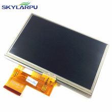 Skylarpu-tela de 4.3 polegadas lcd, digitalizador de sky, display lcd com gps 350 lm para garmin zumi lm, frete grátis 2024 - compre barato