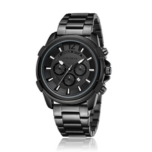 Cagarny Mens Quartz Watches Man Clock Top Luxury Brand Black Steel Band Watch For Men Waterproof Date Military Relogio Masculino 2024 - buy cheap