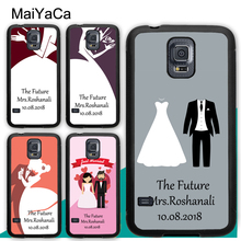 Personalised Wedding Bride groom Name For Samsung S21 Ultra S20 FE S10 Plus Note 10 20 A50 A70 A21S A51 A71 A72 A12 A32 A52 Case 2024 - buy cheap