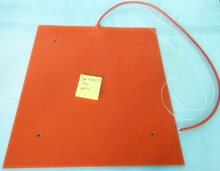 220V 500*500mm Heat Hot Mat for CR-10 Printer Flexible silicone heater 1000w adhesive  100k thermistor 4*10mmhole 2024 - buy cheap