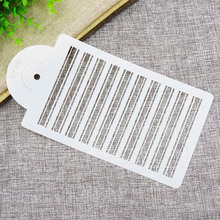 Small Stripe Cake Decorating Stencil Plastic Template Mold for Cake Decoration Air Brush Stencils Fondant Baking Tools ST-450 2024 - buy cheap