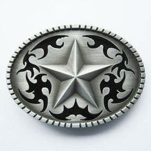 Wholesale Retail Oval Western Star Belt Buckle Factory Direct Fast Delivery Free Shipping 2024 - buy cheap