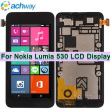 Для Nokia Lumia 530 ЖК-дисплей дигитайзер сенсорный экран панель для Lumia 530 ЖК-сборка для Microsoft Nokia Lumia 530 ЖК-экран 2024 - купить недорого