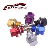 SPEEDWOW Magnetic Oil Sump Nut Drain M12*1.25 M12*1.5 M14*1.25 Oil Plug Oil Drain Magnetic Oil  Plug Nut For Toyota/Nissan 2024 - buy cheap