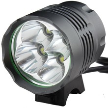 Faro delantero LED para bicicleta, 2 en 1, 5000 lúmenes, 4T6, 4 x XML, T6, paquete de batería recargable 2024 - compra barato