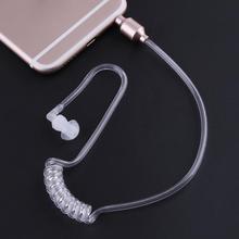 Monaural 3.5mm Soft Air Acoustic Tube In Ear Earphone Stereo Anti-radiation Earpiece Headset for Wireless Bluetooth Clip Device 2024 - buy cheap