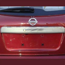For Nissan Qashqai 2007 To 2013 ABS Chroem Rear Trunk Lid Cover Trim Trunk Cover Decoration Without Keyhole Car Styling 2024 - buy cheap
