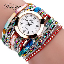 Women Watches Reloj Mujer 2019 Quartz Luxury Bracelet Wristwatch Ladies Clock Flower Gemstone Dress Wrist Watch relogio feminino 2024 - buy cheap