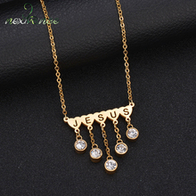 Nextvance Stainless Steel Jesus Pendant Necklace Gold Cubic Zirconia Tassel Chain Necklaces For Women Charm Jewelry 2024 - buy cheap