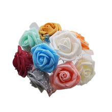 30Pcs 4cm PE Foam Roses Artificial Flower Bouquet For Handmade DIY Wreath Craft Supplies Wedding Birthday Party Home Decoration 2024 - buy cheap