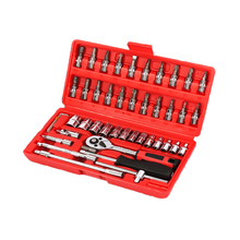 46 pcs  Multi-Purpose  Wrenches Socket Combination Tool Set  Key Wrench Set of Tools Wrench Set Repair Tools with Box 2024 - buy cheap