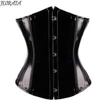New Fashion Ladies Corset Sexy Underbust Corsets And Bustiers Body Shaper Slimming PVC Lingerie Waist Trainning Tops Steampunk 2024 - buy cheap