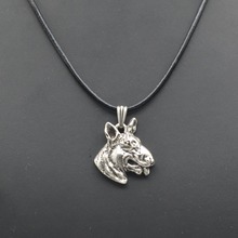 Fashion Cute vintage Bull terrier Dog Pendant Choker Necklace women Trendy delicate charm gift Jewelry 2024 - compre barato