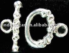 FREE SHIPPING 90sets Tibetan silver ornate oval toggle clasps A1087 2024 - buy cheap