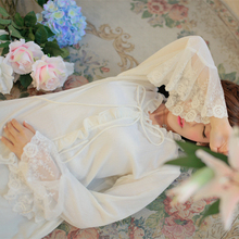 Ladies Sleepwear Cotton Wmoen Nightgown Retro White Long Nightdress Vintage Brief Princess Dress 2024 - buy cheap