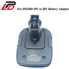 Adaptador convertidor de batería DM18D para herramientas DeWalt, batería de iones de litio de 20V para Milwaukee M18 a 18V NiCd NiMh, DC9096 2024 - compra barato