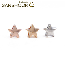 SANSHOOR-dijes deslizantes de estrella para niños, pulsera de cuero para niños pequeños, de 8mm de ancho, joyería de verano, 6 uds. 2024 - compra barato