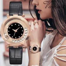 Vansvar Роскошные Брендовые женские кварцевые часы с кожаным ремешком, новые женские аналоговые наручные часы relojes para mujer # N03 2022 - купить недорого