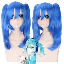 Anime Kagerou Project MekakuCity Actors cosplay wig Enomoto Takane Ene Cosplay costumes hair Wigs with Double Ponytails 2024 - buy cheap