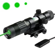 Green Laser Adjustable Sight Flashlight Illuminator Designator Picatinny Mount Hunter Night Vision Green Laser Designator 2024 - buy cheap