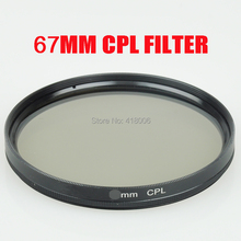 free shipping high quality circular polarizing polari filter camera lens 67 mm cpl filter for canon 60d 5d 550d nikon d90 d3100 2024 - buy cheap