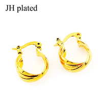 JHplated Four styles Arab Fashion Earrings for Women's/Girls Gold Color Jewelry Middle East Africa best Gifts 2024 - buy cheap